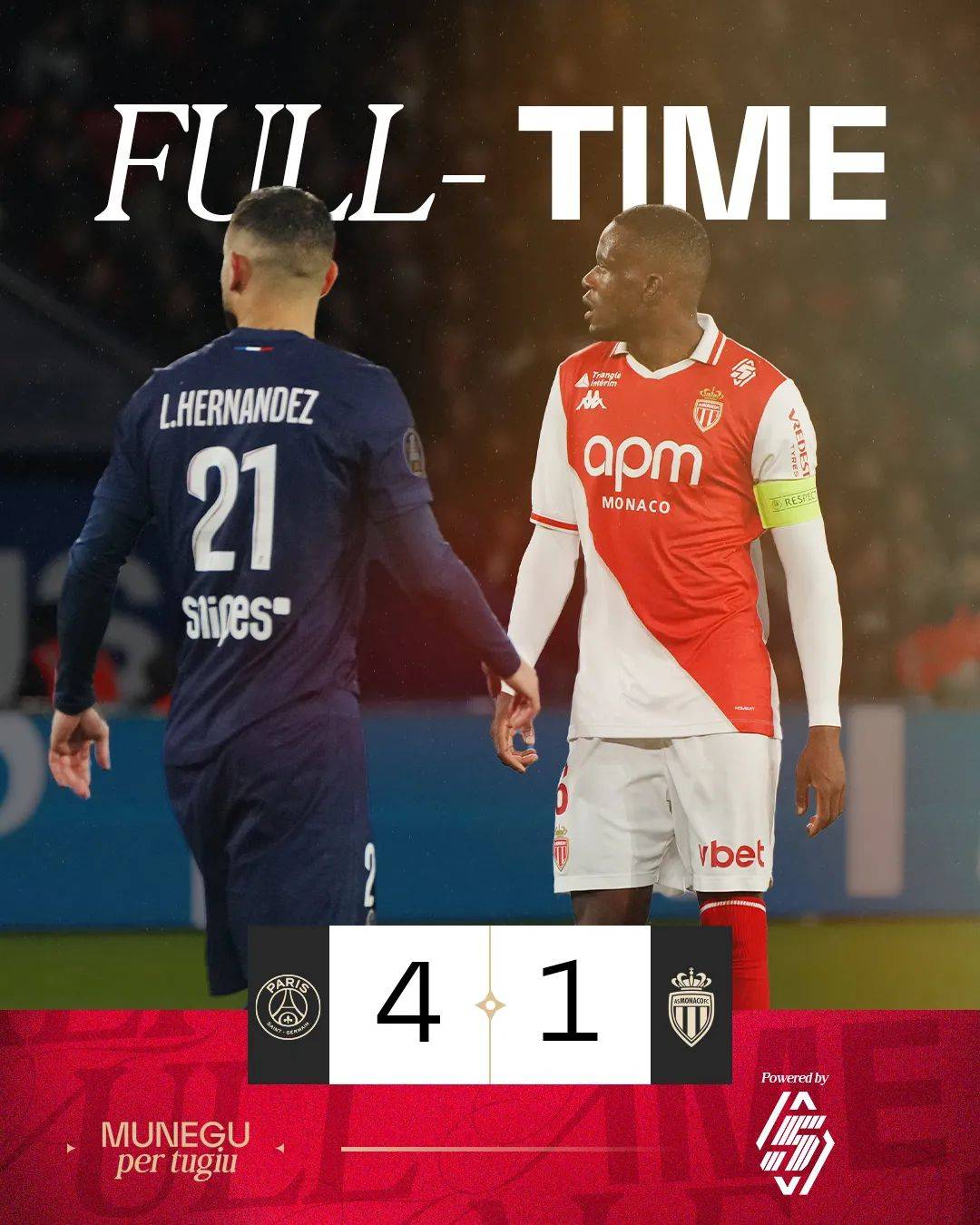 马赛客场大胜摩纳哥，继续保持联赛领先优势